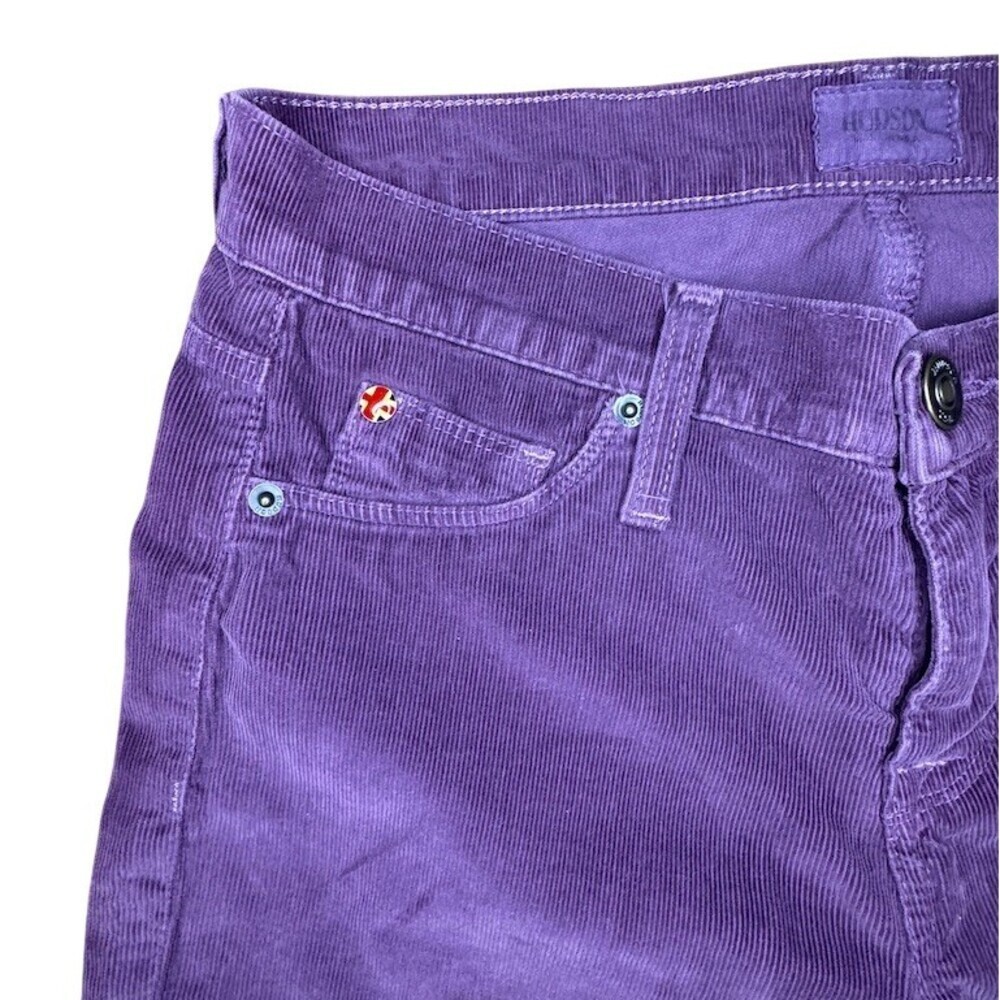 Hudson Jeans Pants Womens Size 26 Purple Corduroy Skinny Stretch 5-Pocket - Picture 10 of 10